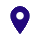 Google Map Pin Drop Icon in dark royal blue