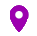 Google Map Pin Drop Icon in purple