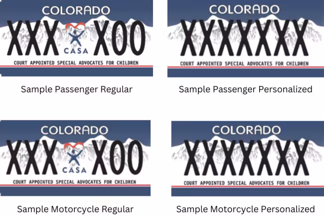 CASA License Plate