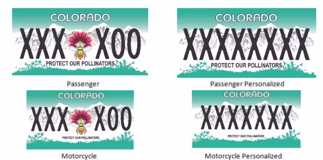 Protect our Pollinators License Plate