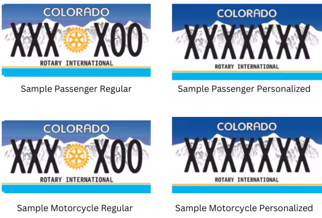 Rotary International License Plate