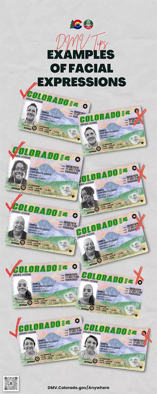 Say cheese! Coloradans can now smile for driver license photos | Department  of Revenue - Motor Vehicle