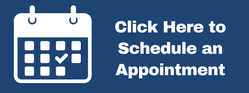 Blue Button with calendar saying Click here to Schedule an Appointment