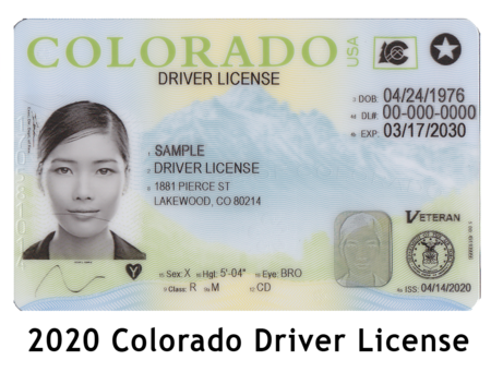 2020 Colorado driver license