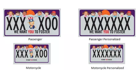 We Want You to Foster Specialty License Plate