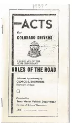 1937 Driver Handbook