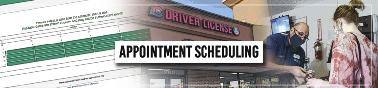 Schedule your appointments here!